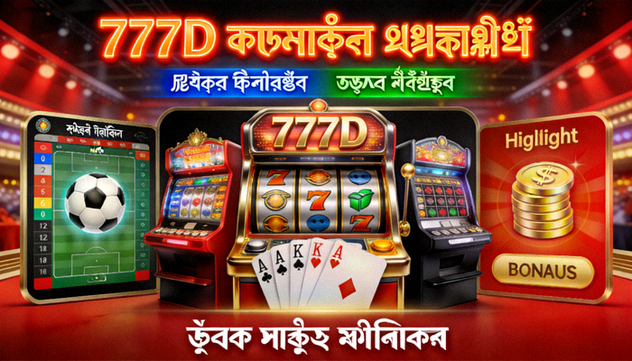 বাংলাদেশের জন্য 777D ক্যাসিনোর ওভারভিউ, ম্যাচ প্রেডিকশন ও বোনাস হাইলাইট করা