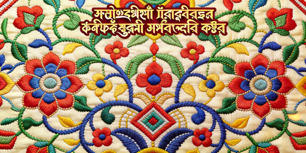 বাংলাদেশের ঐতিহ্যবাহী নকশিকাঁথার বিস্তারিত নকশা