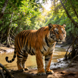 বাংলাদেশের সুন্দরবনের রয়েল বেঙ্গল টাইগার