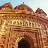 ঢাকেশ্বরী মন্দিরের টেরাকোটা নকশা