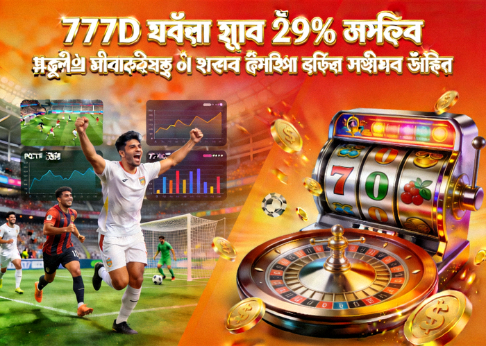 777D প্রথম জমা ১২৯% বোনাস — ফুটবল প্রেডিকশন ও স্লট গেমের জন্য বিশেষ অফার