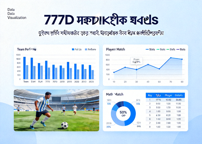 777D প্রেডিকশন টুলস — ফুটবল ম্যাচ বিশ্লেষণের জন্য চার্ট, পরিসংখ্যান এবং ডেটা ভিজুয়ালাইজেশন